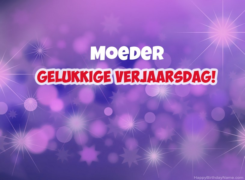 Pragtige foto's vir Happy Birthday Moeder