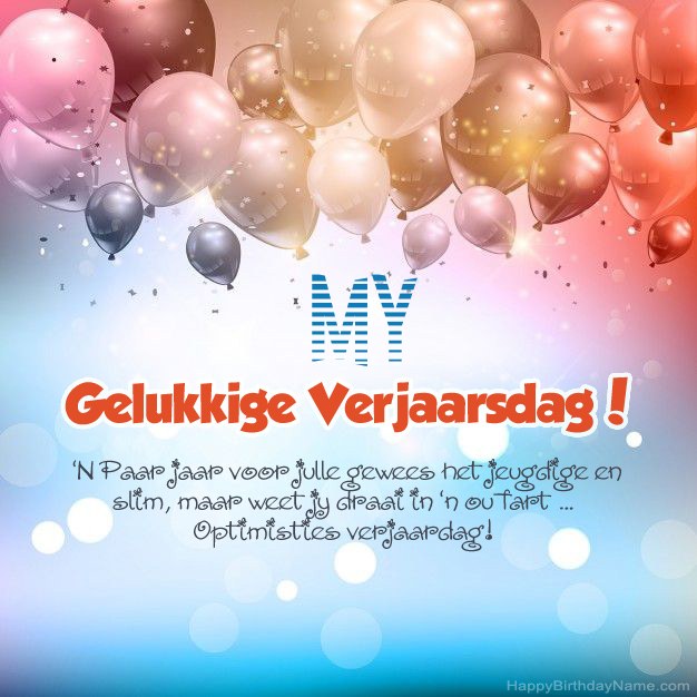 My Gedigte op verjaardag