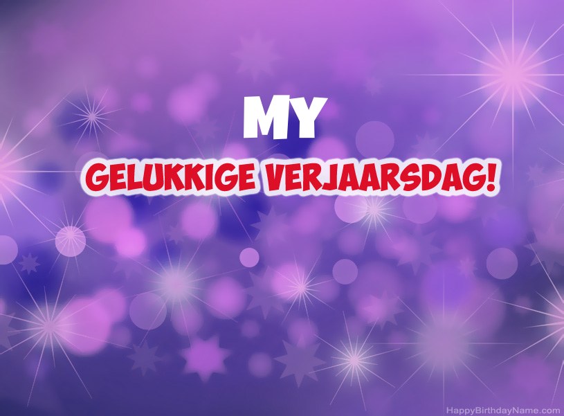 Pragtige foto's vir Happy Birthday My