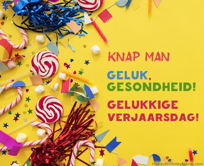 Knap Man gelukkige verjaarsdagfoto's