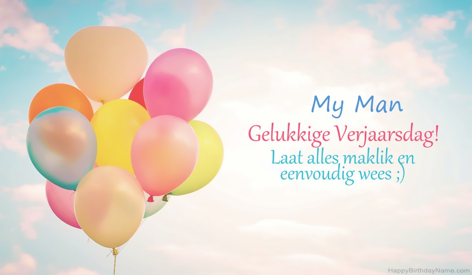 Happy Birthday My Man-beelde