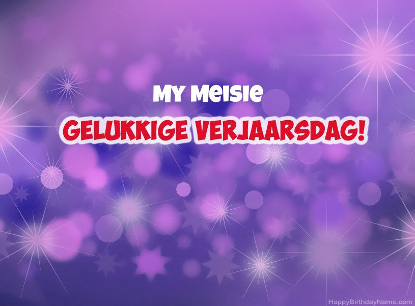 Pragtige foto's vir Happy Birthday My Meisie