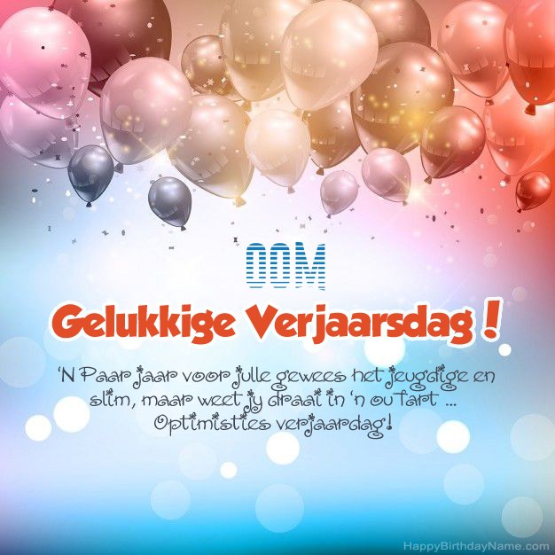 Bilder mit Namen Oom