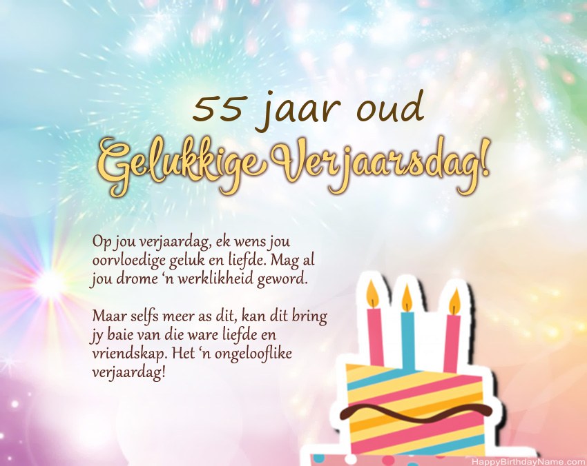 55-jarige vrou Gelukkige verjaardag in vers 55-jarige vrou Gelukkige verjaardag in vers