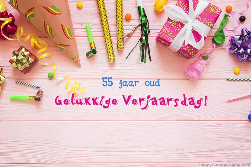 Laai die gelukkige verjaardagkaartjie 55-jarige vrou gratis af Laai die gelukkige verjaardagkaartjie 55-jarige vrou gratis af
