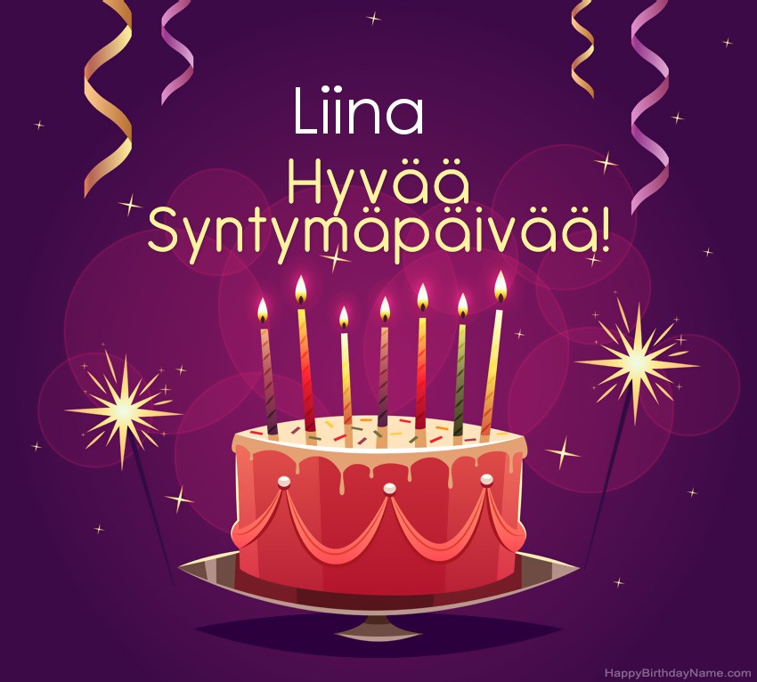 Lasten onnittelut Liina Syntymäpäivästä