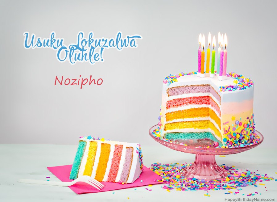 Ufisa i-Nozipho ye-Happy Birthday Ufisa i-Nozipho ye-Happy Birthday