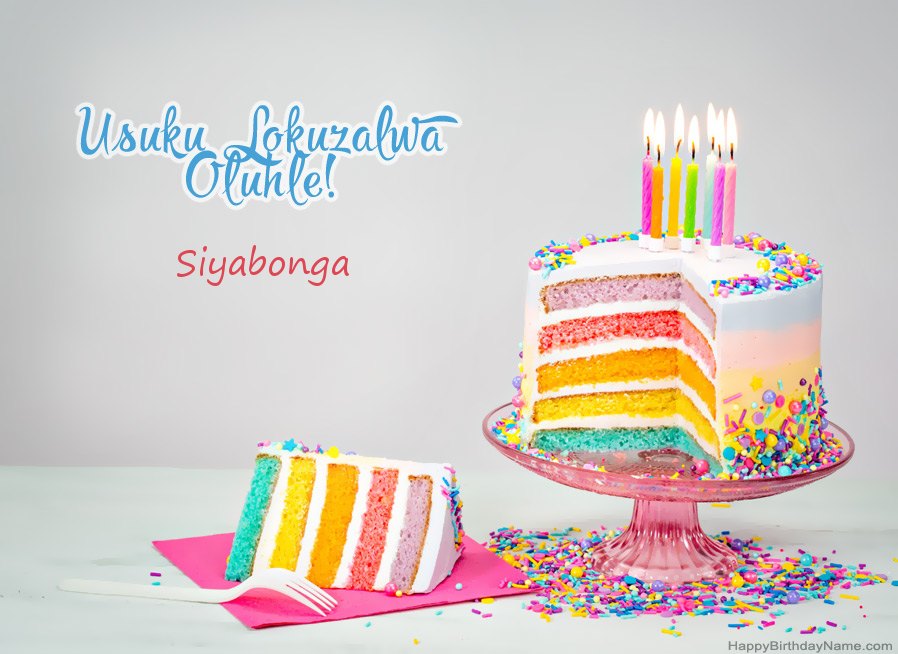 Ufisa i-Siyabonga ye-Happy Birthday