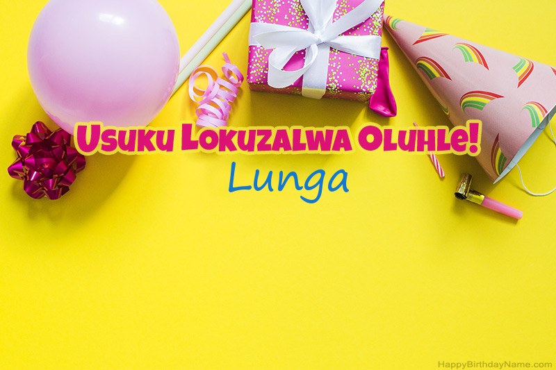 Usuku lokuzalwa oluhle Lunga ku-prose