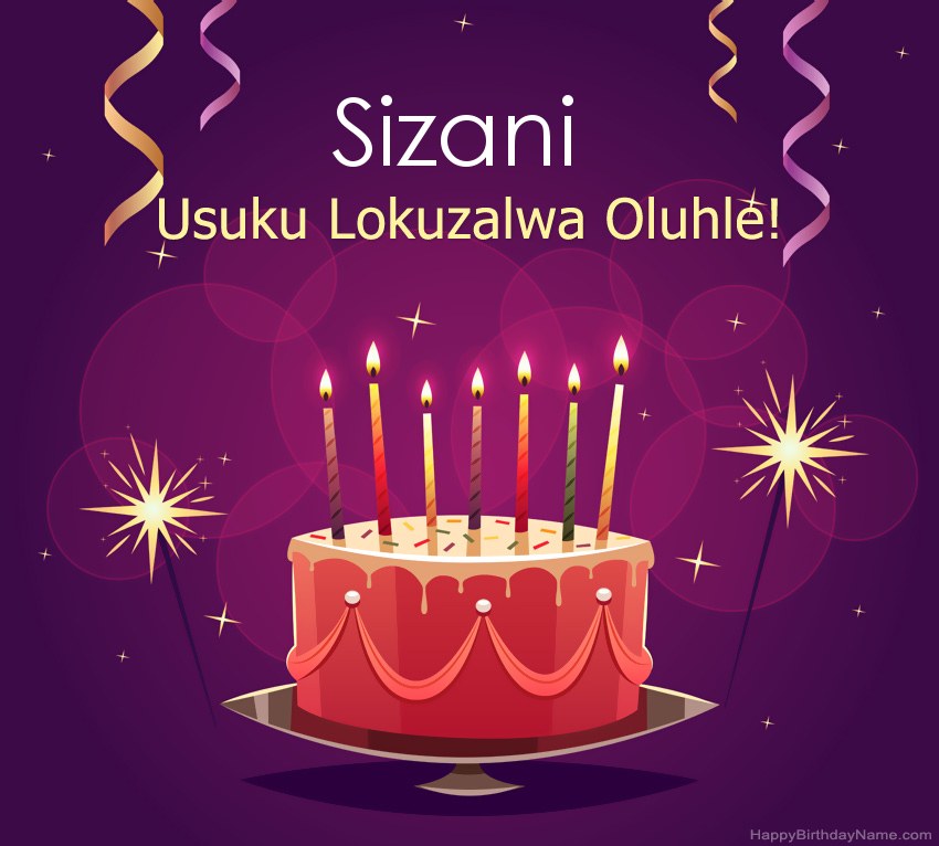 Imikhonzo emnandi yezithombe ezihle zoSuku lokuzalwa Sizani Imikhonzo emnandi yezithombe ezihle zoSuku lokuzalwa Sizani