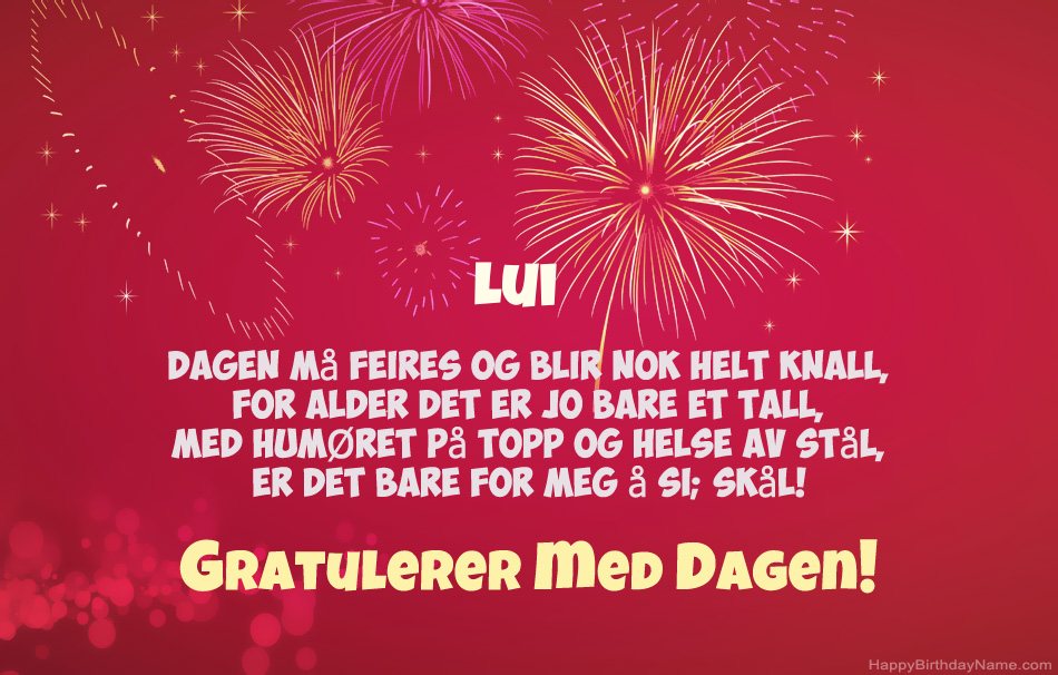 Vakre bilder for Gratulerer med Lui