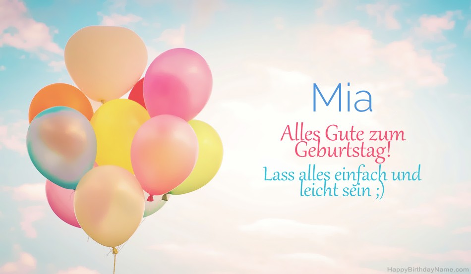 Herzlichen Glückwunsch Mia Bilder Herzlichen Glückwunsch Mia Bilder