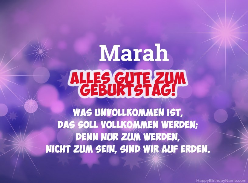 Schöne Bilder zum Geburtstag von Marah Schöne Bilder zum Geburtstag von Marah