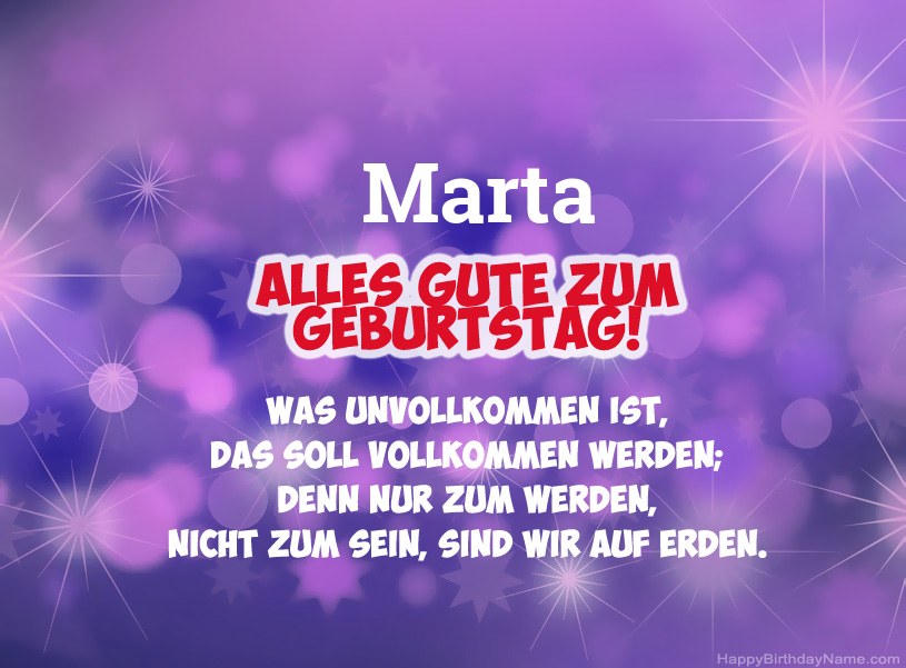 Schöne Bilder zum Geburtstag von Marta Schöne Bilder zum Geburtstag von Marta