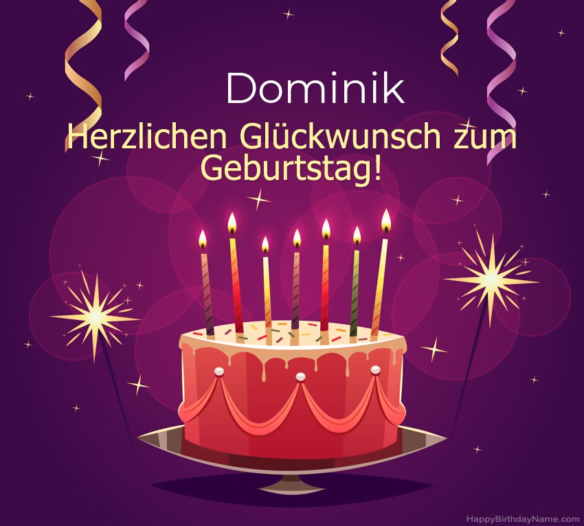 Lustige Grüße für alles Gute zum Geburtstag Dominik Bilder Lustige Grüße für alles Gute zum Geburtstag Dominik Bilder