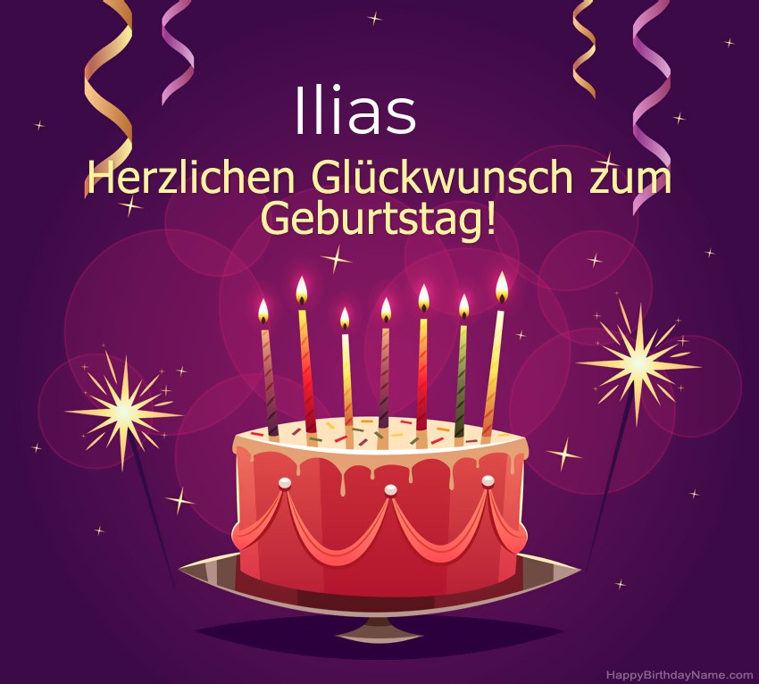 Lustige Grüße für alles Gute zum Geburtstag Ilias Bilder