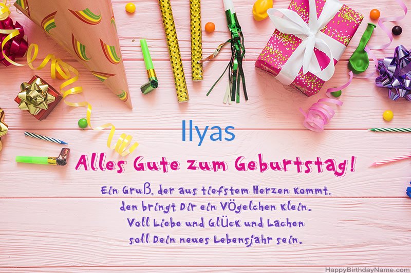 Download der Glückwunschkarte Ilyas kostenlos Download der Glückwunschkarte Ilyas kostenlos