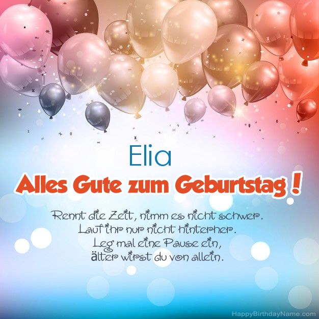 Gedichte zum Geburtstag für Elia Gedichte zum Geburtstag für Elia