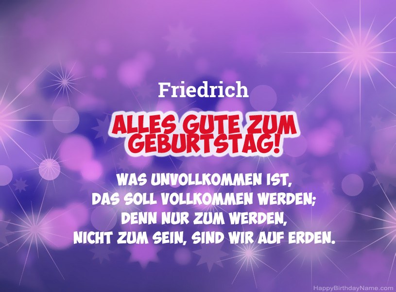 Schöne Bilder zum Geburtstag von Friedrich Schöne Bilder zum Geburtstag von Friedrich