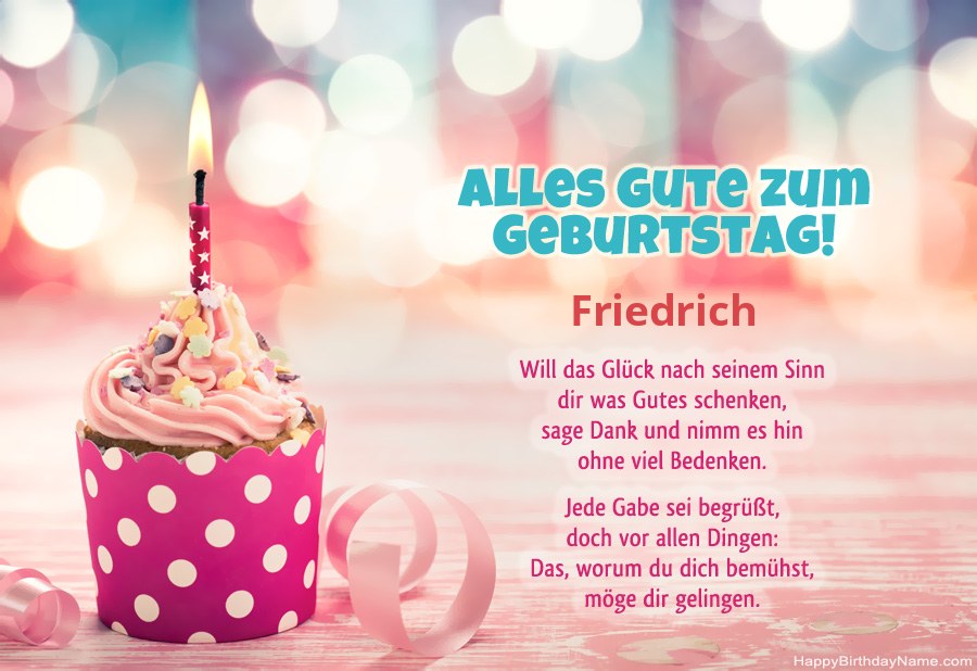 Download der Glückwunschkarte Friedrich kostenlos Download der Glückwunschkarte Friedrich kostenlos