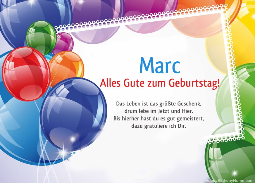 Alles Gute zum Geburtstag Marc! Alles Gute zum Geburtstag Marc!