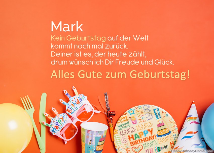 Alles Gute zum Geburtstagskarten für Mark Alles Gute zum Geburtstagskarten für Mark