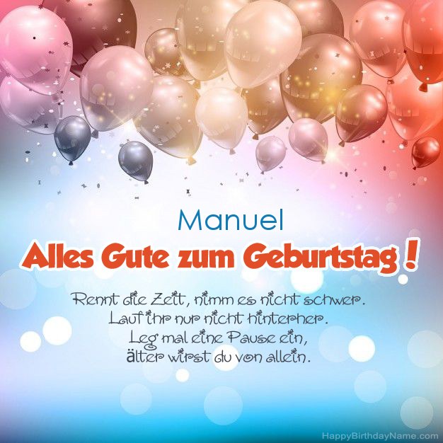 Gedichte zum Geburtstag für Manuel Gedichte zum Geburtstag für Manuel