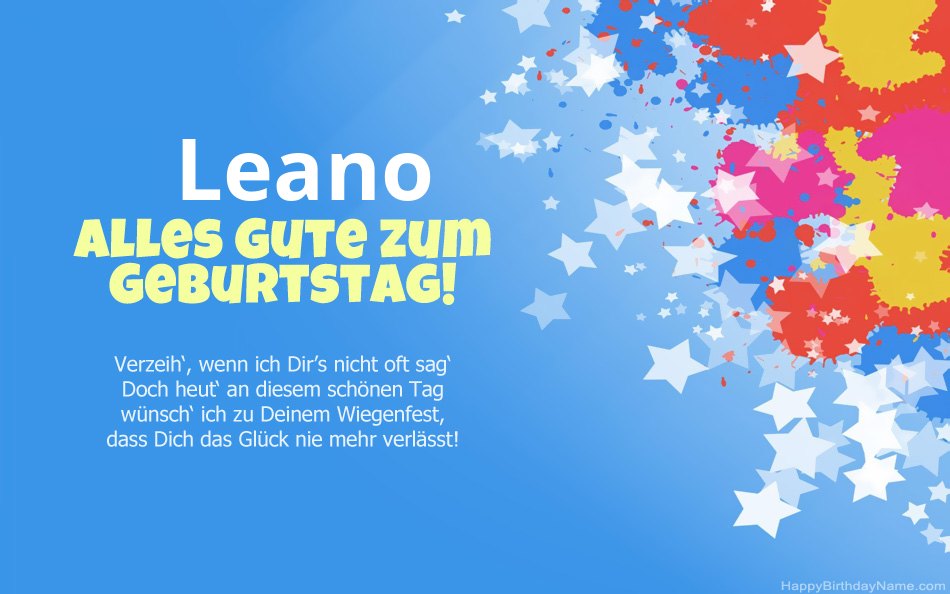 Herzlichen Glückwunsch zum Geburtstag von Leano Herzlichen Glückwunsch zum Geburtstag von Leano