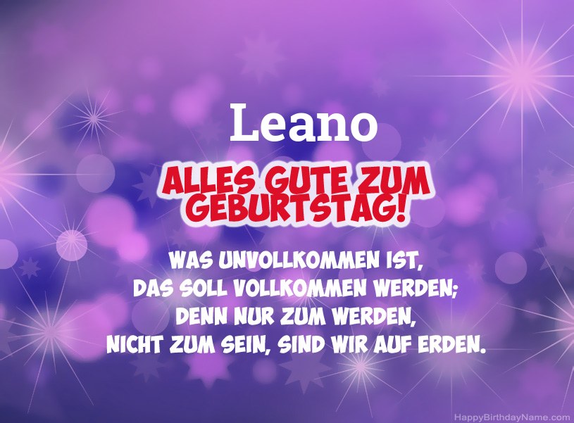 Schöne Bilder zum Geburtstag von Leano Schöne Bilder zum Geburtstag von Leano