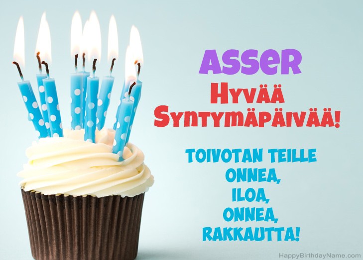 Lataa Happy Birthday Card Asser ilmaiseksi