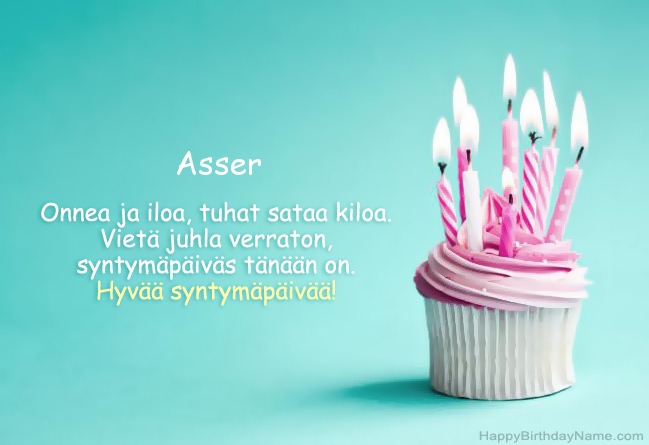 Lataa Happy Birthday Card Asser ilmaiseksi