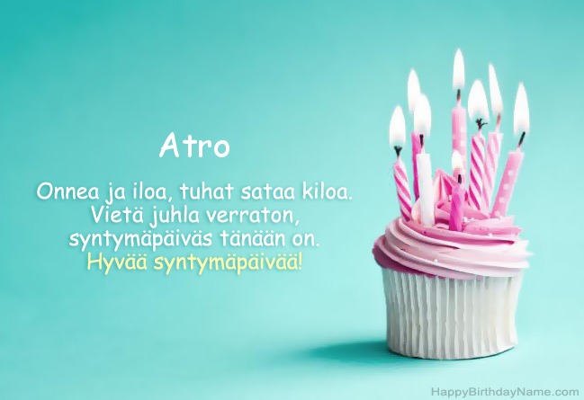 Lataa Happy Birthday Card Atro ilmaiseksi