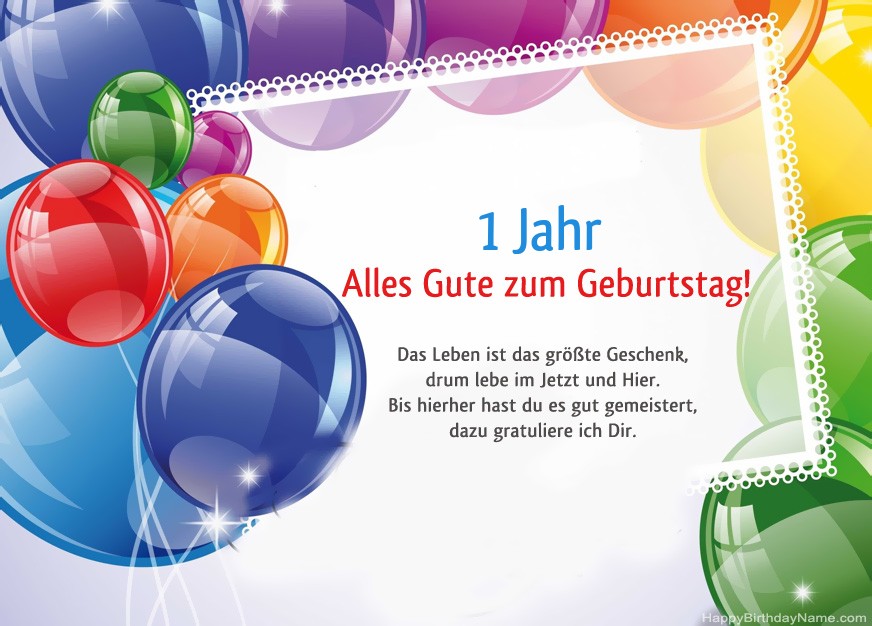 1 jähriger Junge Herzlichen Glückwunsch zum Geburtstag! 1 jähriger Junge Herzlichen Glückwunsch zum Geburtstag!