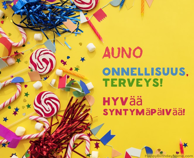 Hyvää Syntymäpäivää Auno kuvia