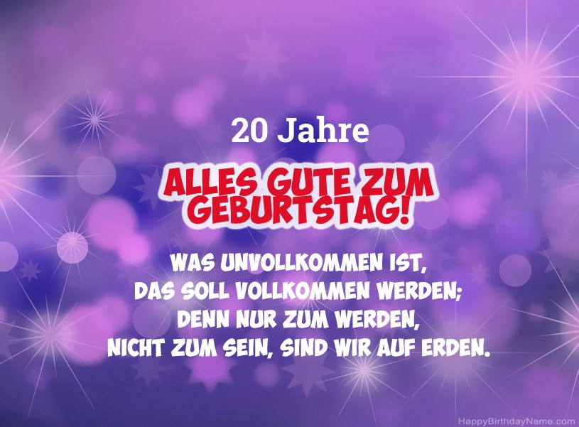 Schöne Bilder für Happy Birthday 20 Jahre alter Typ Schöne Bilder für Happy Birthday 20 Jahre alter Typ