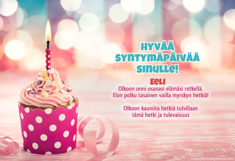 Hyvää Syntymäpäivää Eeli kuva