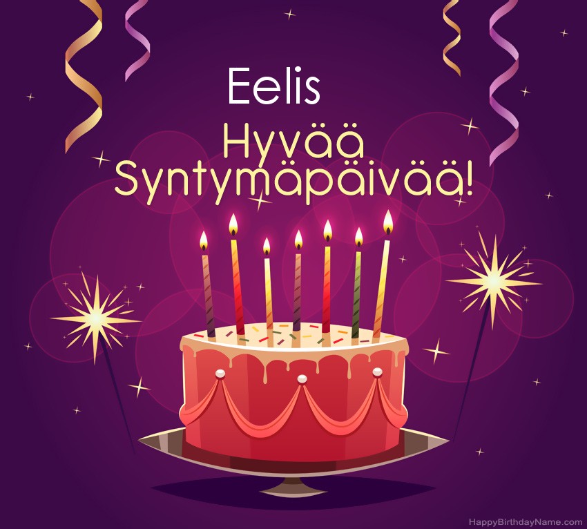 Lasten onnittelut Eelis Syntymäpäivästä