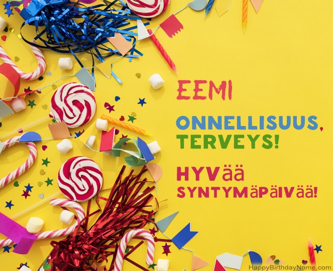 Hyvää Syntymäpäivää Eemi kuvia