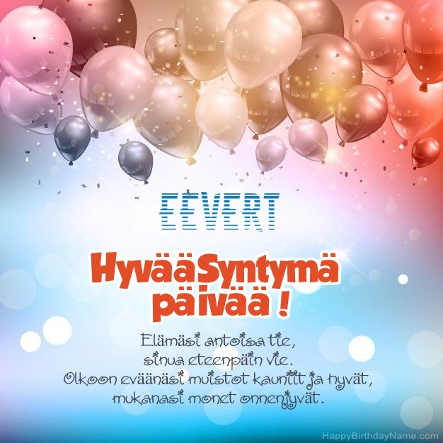 Hauskoja kuvia Hyvää Syntymäpäivää Eevert