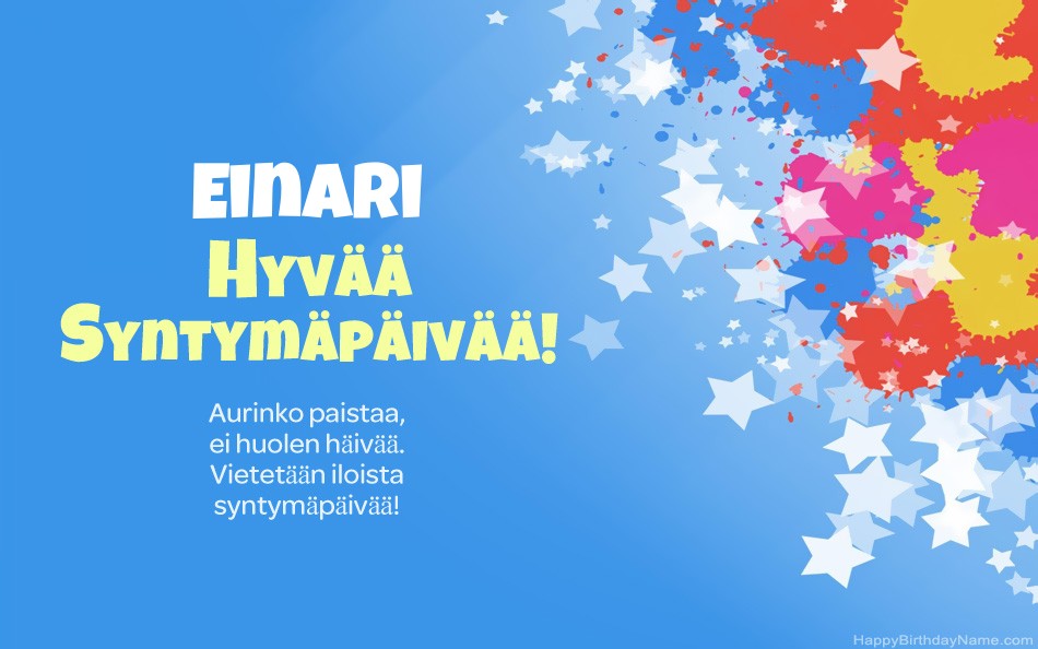 Kauniita kuvia Einari-onnea
