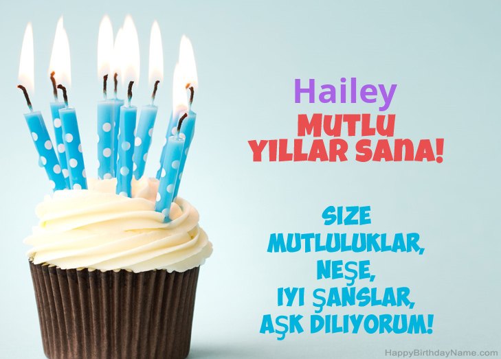 Hailey Doğum Günün Kutlu Olsun Tebrikler