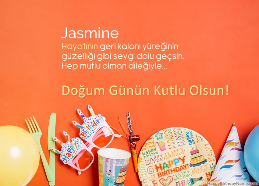 Jasmine için Happy Birthday kartları Jasmine için Happy Birthday kartları