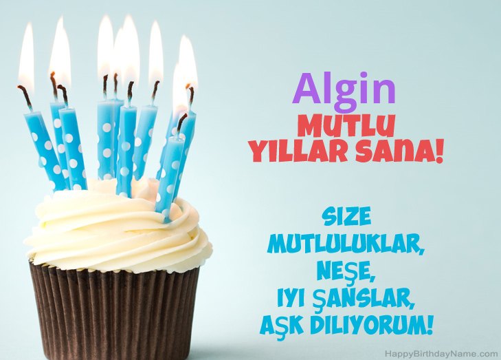 Algin Doğum Günün Kutlu Olsun Tebrikler