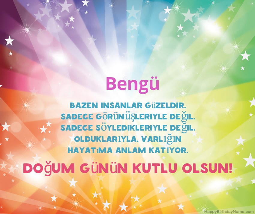 Bengü için Güzel Mutlu Doğum Günü kartları Bengü için Güzel Mutlu Doğum Günü kartları