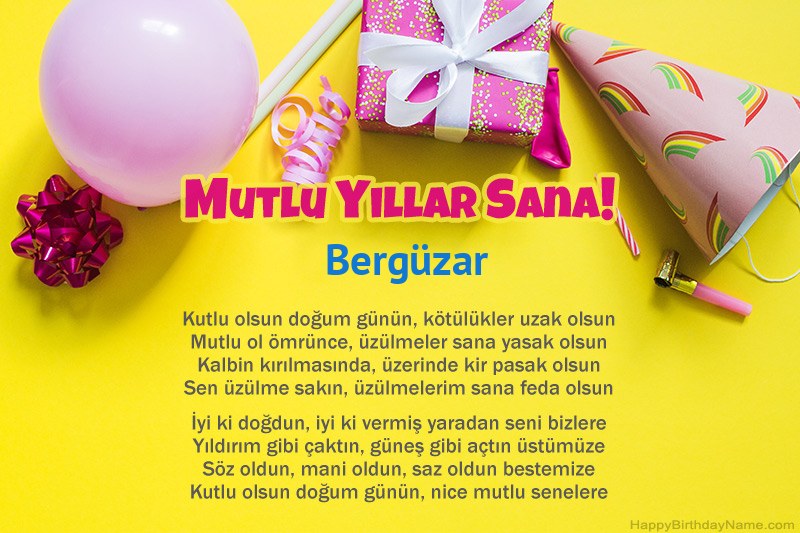 İyi ki doğdun Bergüzar nesir