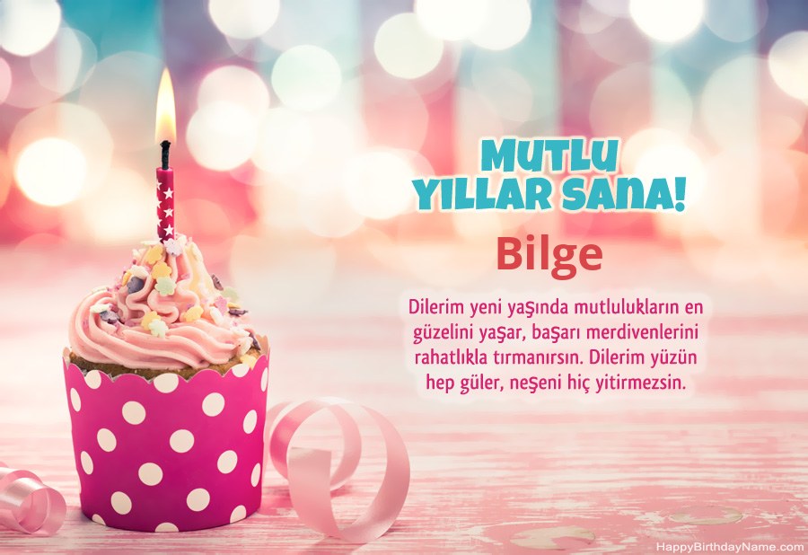 Doğum günün kutlu olsun kartı Bilge bedava indir Doğum günün kutlu olsun kartı Bilge bedava indir