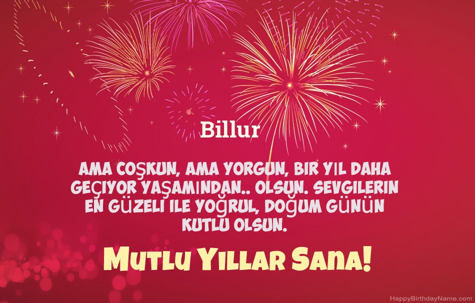 Doğum Günün Kutlu Olsun Billur, güzel şiirler Doğum Günün Kutlu Olsun Billur, güzel şiirler