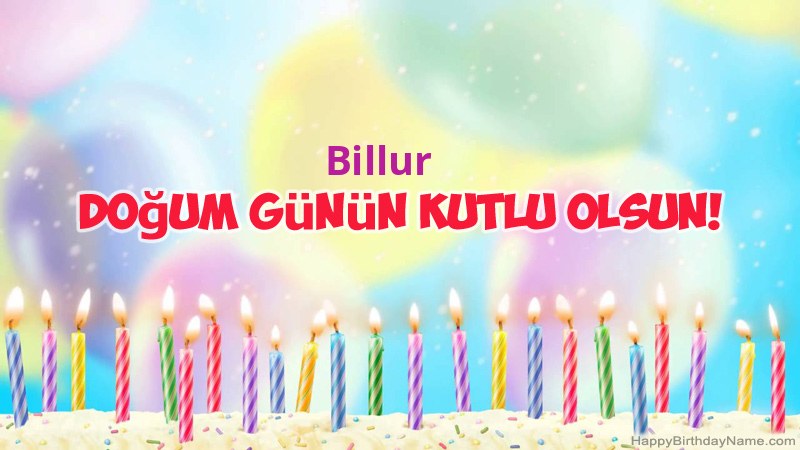 Billur için Funny Happy Birthday kartları Billur için Funny Happy Birthday kartları