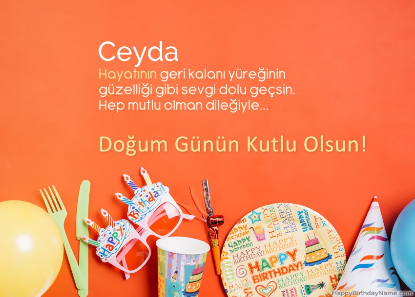 Ceyda için Happy Birthday kartları Ceyda için Happy Birthday kartları