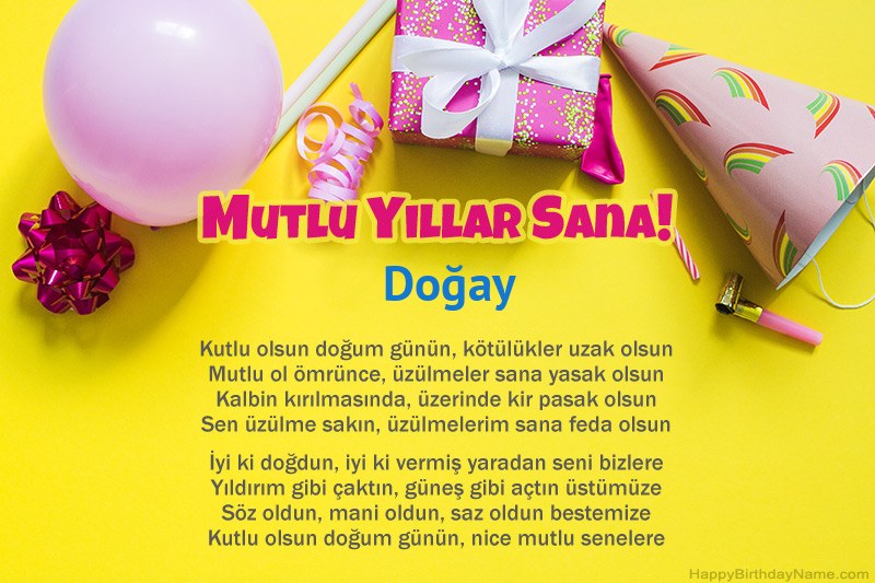 İyi ki doğdun Doğay nesir